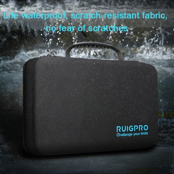 RUIGPRO Shockproof Waterproof Portable Case Box for DJI Osmo Action, Size: 17.3cm x 12.3cm x 6.5cm(Black) - HoMEdemic™ 