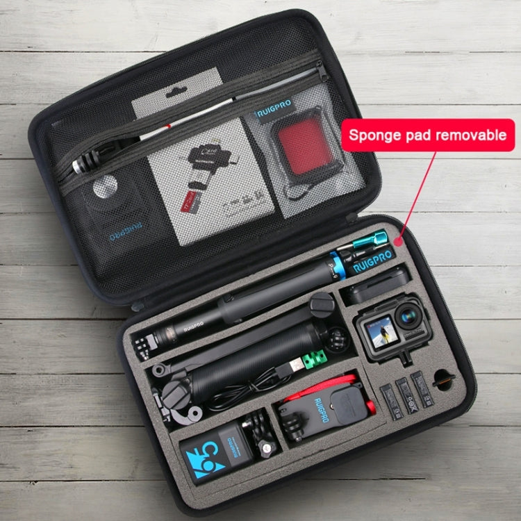 RUIGPRO Shockproof Waterproof Portable Case Box for DJI Osmo Action, Size: 33.5cm x 22.7cm x 6.3cm(Black) - HoMEdemic™ 
