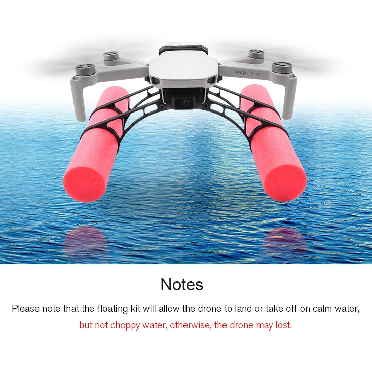 STARTRC Buoyancy Rod Absorbing Height Extender Landing Bracket for DJI Mavic 2 mini(Black Red) - HoMEdemic™ 