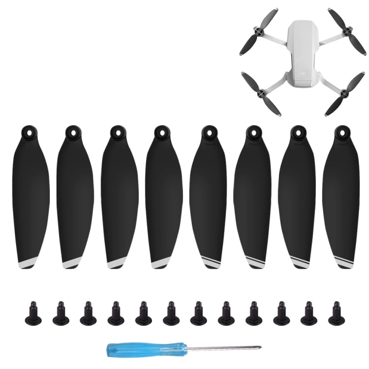 8PCS/Set Sunnylife 4726F Low Noise Quick-release Wing Propellers for DJI Mavic Mini 1(Silver) - HoMEdemic™ 