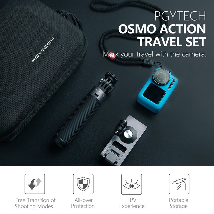 PGYTECH P-11B-027 Tripod Backpack Clip Storage Bag Travel Kit for DJI Osmo Action - HoMEdemic™ 