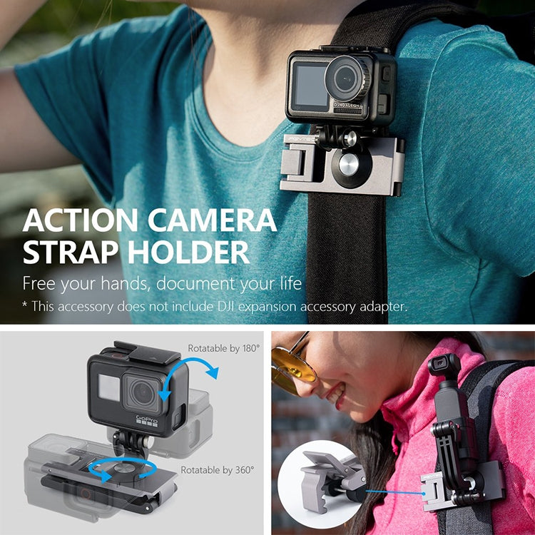 PGYTECH P-11B-027 Tripod Backpack Clip Storage Bag Travel Kit for DJI Osmo Action - HoMEdemic™ 