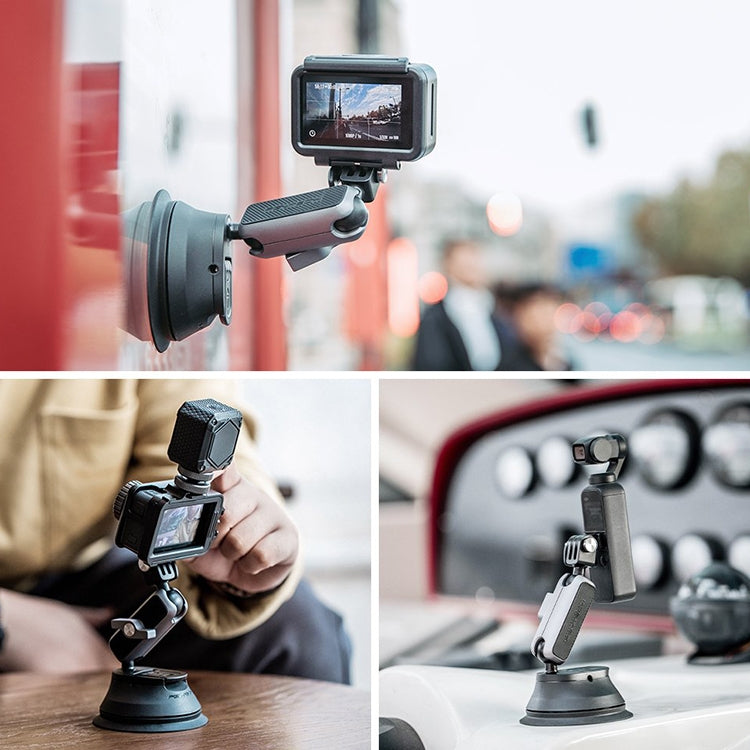 PGYTECH P-GM-132 Action Camera Suction Cup Phone Holder for DJI Osmo Action & GoPro 8/7(Silver) - HoMEdemic™ 