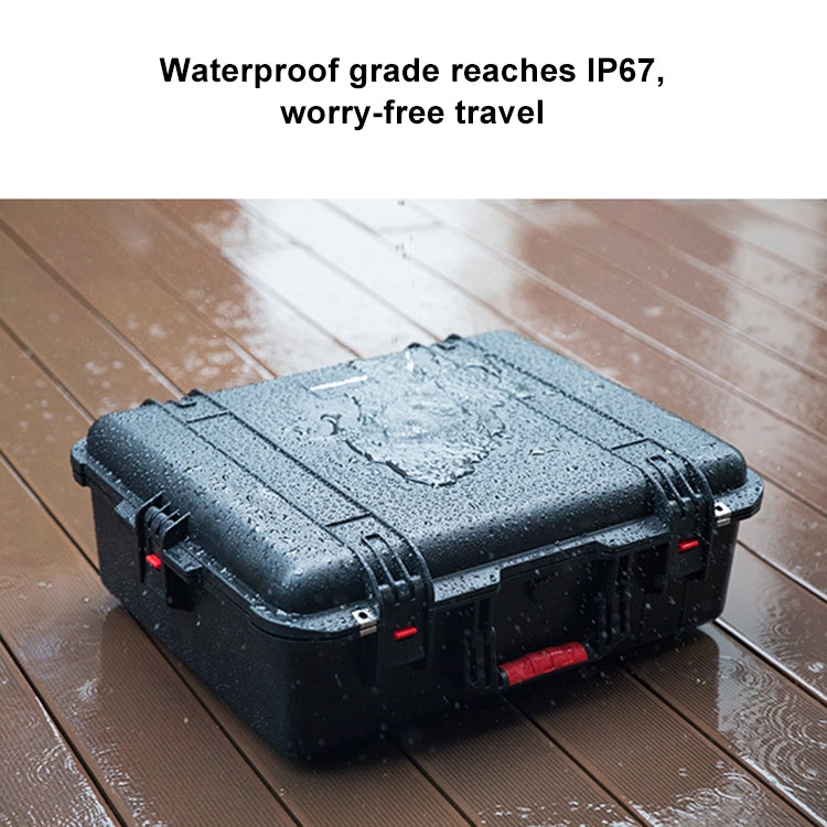 PGYTECH P-RH-001 Shockproof Waterproof Explosion-proof Hard Box Carrying Case for DJI Ronin-S, Size: 63.4x50.3cm(Black) - HoMEdemic™ 