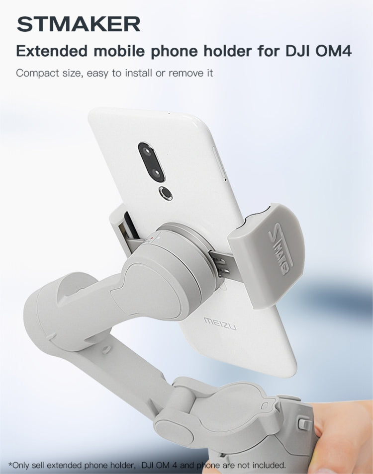 STMAKER Handheld Gimbal Quick Release Magnetic Buckle Clamp Expansion Bracket for DJI OM4 - HoMEdemic™ 