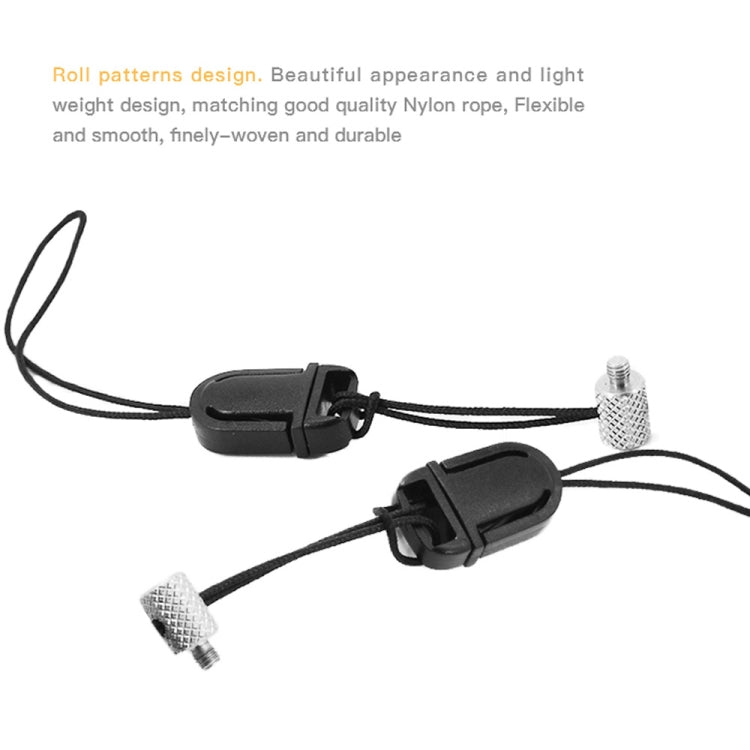 STARTRC Phone Holder Clip Anti-lost Rope Strap Anti-drop for DJI OM4 / Osmo Mobile 3 (Black) - HoMEdemic™ 