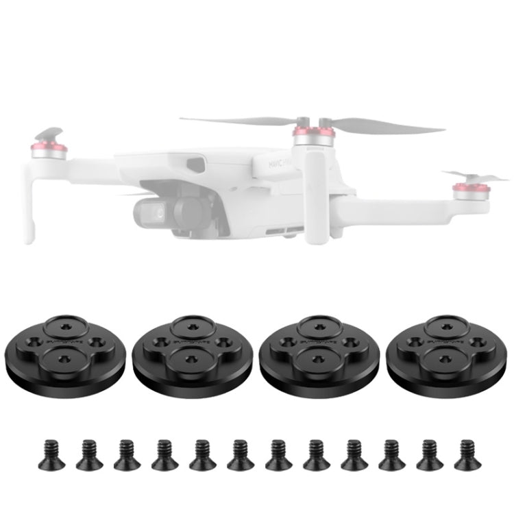4 PCS Sunnylife Motor Metal Protection Cover for DJI Mini 2 (Black) - HoMEdemic™ 
