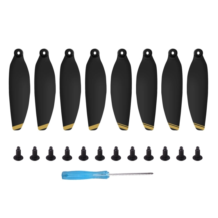8 PCS/Set Sunnylife 4726F Low Noise Quick-release Wing Propellers for DJI Mini SE / 2 / 2 SE / 4K (Gold) - HoMEdemic™ 