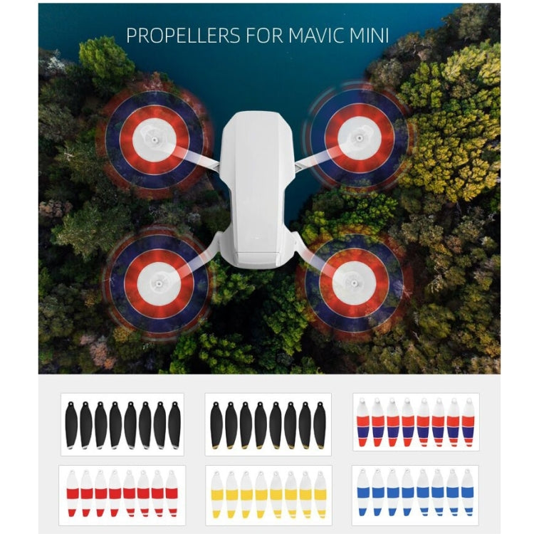 8 PCS/Set Sunnylife 4726F Low Noise Quick-release Wing Propellers for DJI Mini SE / 2 / 2 SE / 4K (Gold) - HoMEdemic™ 
