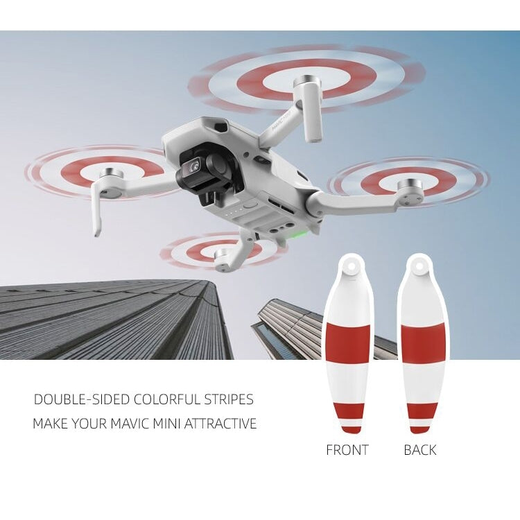 8 PCS/Set Sunnylife 4726F Low Noise Quick-release Wing Propellers for DJI Mini SE / 2 / 2 SE / 4K (Gold) - HoMEdemic™ 