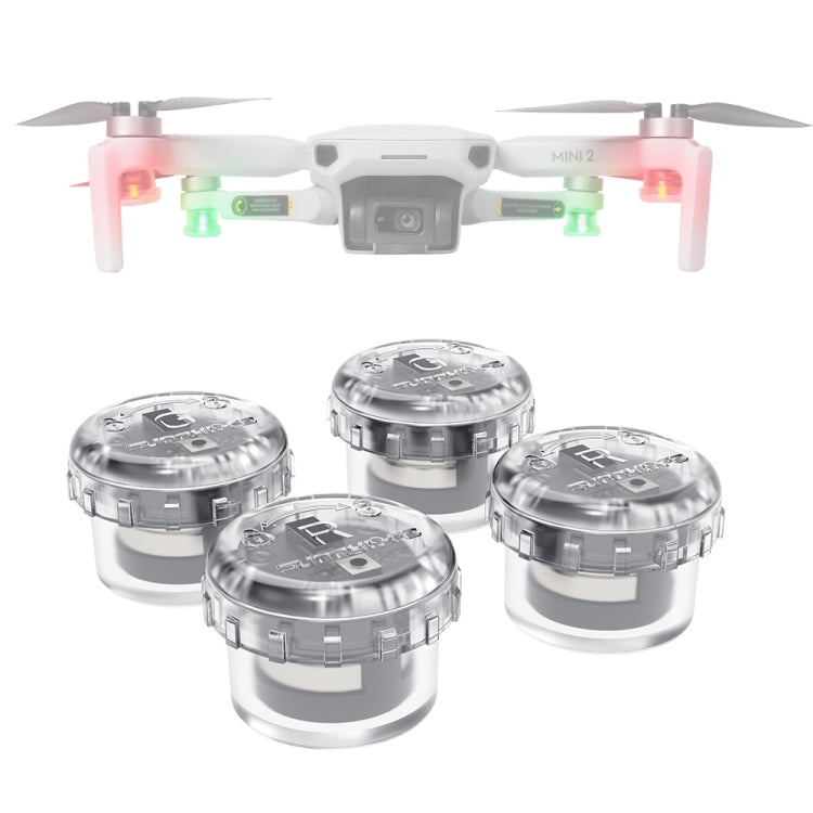 Sunnylife 2-Green + 2-Red Night Strobe LED Light Indicator Light for DJI Mavic 2 / Mini / Mavic Air 2 / FPV - HoMEdemic™ 