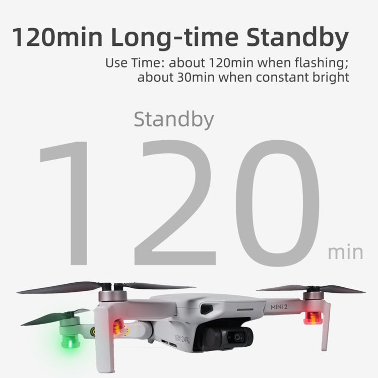 Sunnylife 2-Green + 2-Red Night Strobe LED Light Indicator Light for DJI Mavic 2 / Mini / Mavic Air 2 / FPV - HoMEdemic™ 