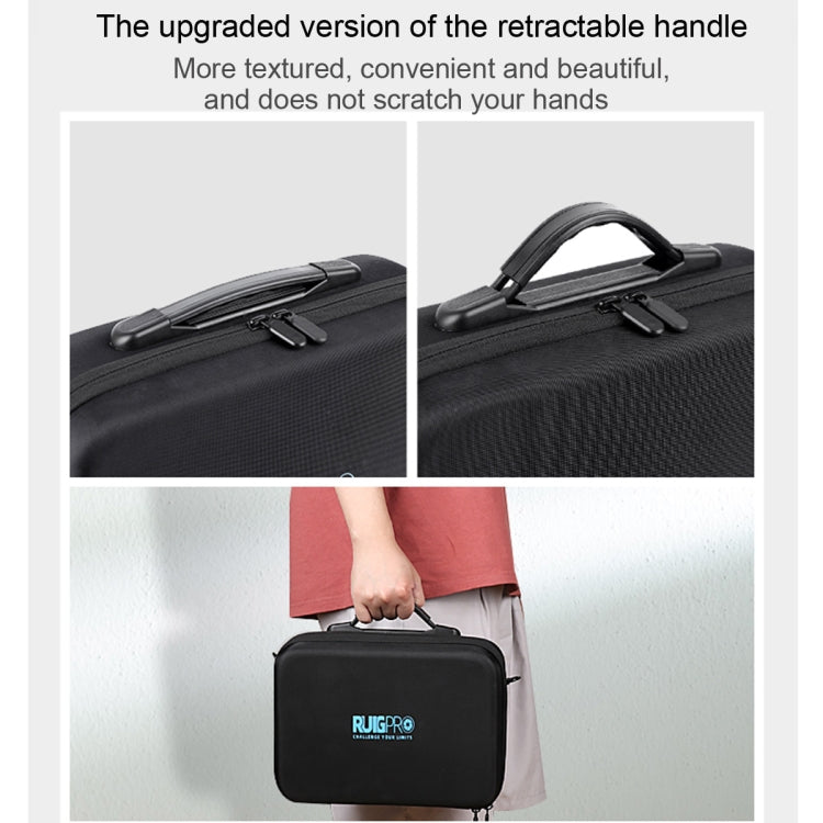 RUIGPRO For DJI Mavic Air 2 Portable EVA Shoulder Storage Bag Protective Case Box (Black) - HoMEdemic™ 