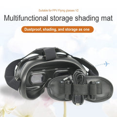 Protective Cover Dust Shading Storage Mat One Integrated Antenna Storage Accessories For DJI FPV Flight Glasses V2, FPV-YJTXSNJ-CQT - HoMEdemic™ 