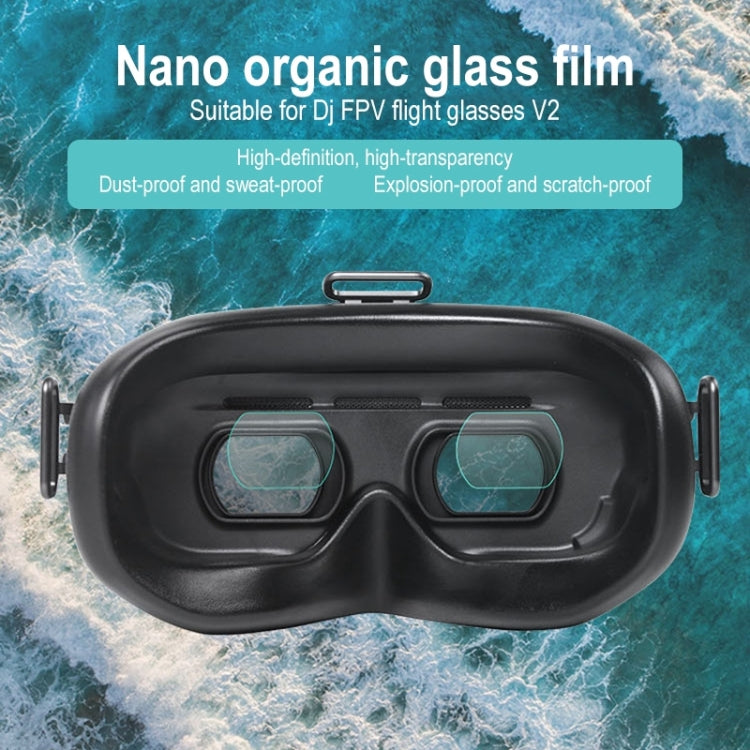2 PCS Shatter-resistant Anti-scratch Nano Plexiglass Protective Film for DJI FPV Goggles V2 - HoMEdemic™ 