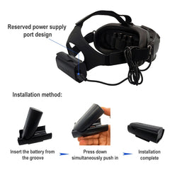 FPV-TDDCH-CQT Battery Charging Clip Bracket Holder for DJI FPV Goggles V2, Battery Bracket - HoMEdemic™ 