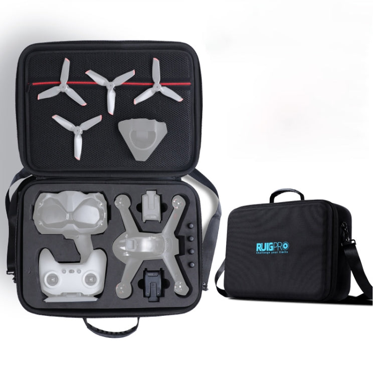 RUIGPRO for DJI FPV Portable Single Shoulder Storage Box Case Travel Carrying Bag(Black) - HoMEdemic™ 