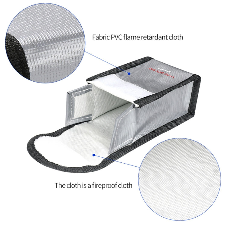 RCSTQ for DJI FPV Combo 2 x Batteries Li-Po Safe Explosion-proof Storage Bag(Silver) - HoMEdemic™ 