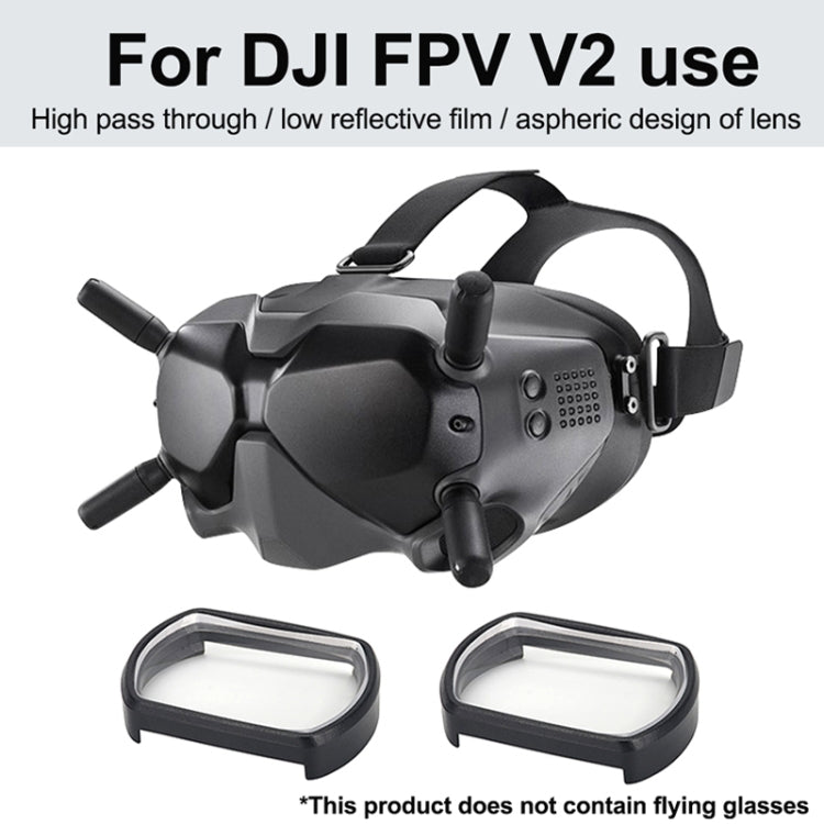 RCSTQ 2 PCS 450 Degree Myopia Glasses Lens Vision Correction Aspherical Lens for DJI FPV Goggles V2 - HoMEdemic™ 