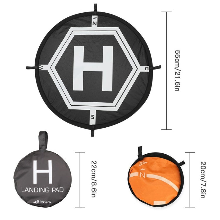 RCGEEK 55cm Round Portable Parking Apron Foldable Landing Pad for DJI Mavic Mini / Air 2S / FPV - HoMEdemic™ 