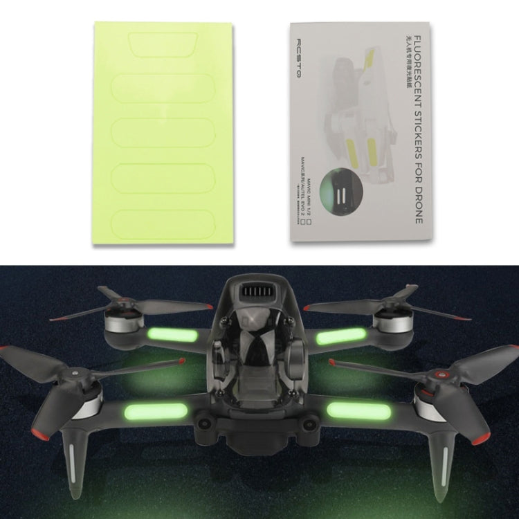 RCSTQ 2 PCS Luminous Sticker Night Flight Sticker for DJI FPV Drone - HoMEdemic™ 