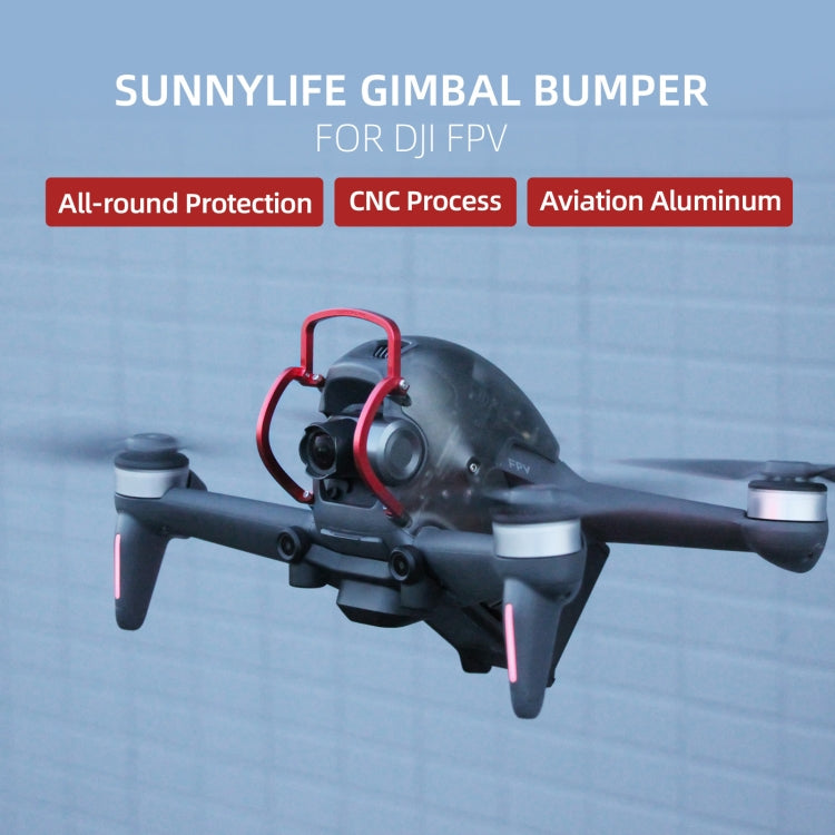 Sunnylife FV-Q9353 Gimbal Bumper Anti-collision Aluminum Alloy Guard Protector Bumper for DJI FPV (Black) - HoMEdemic™ 