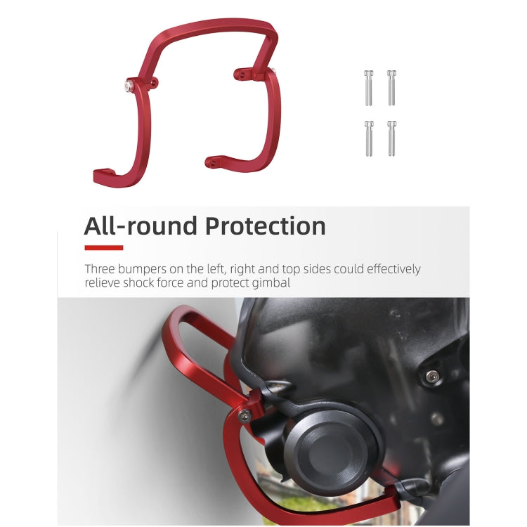 Sunnylife FV-Q9353 Gimbal Bumper Anti-collision Aluminum Alloy Guard Protector Bumper for DJI FPV (Black) - HoMEdemic™ 