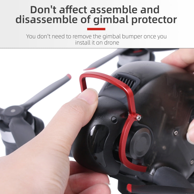 Sunnylife FV-Q9353 Gimbal Bumper Anti-collision Aluminum Alloy Guard Protector Bumper for DJI FPV (Black) - HoMEdemic™ 