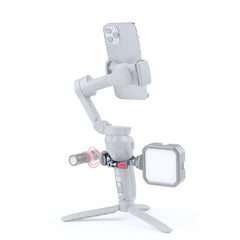 Stabilizer Extension Bracket Ring Adapter with Dual Cold Shoe Base for DJI OM4 / Osmo Mobile 3, Bracket For DJI OM4 - HoMEdemic™ 