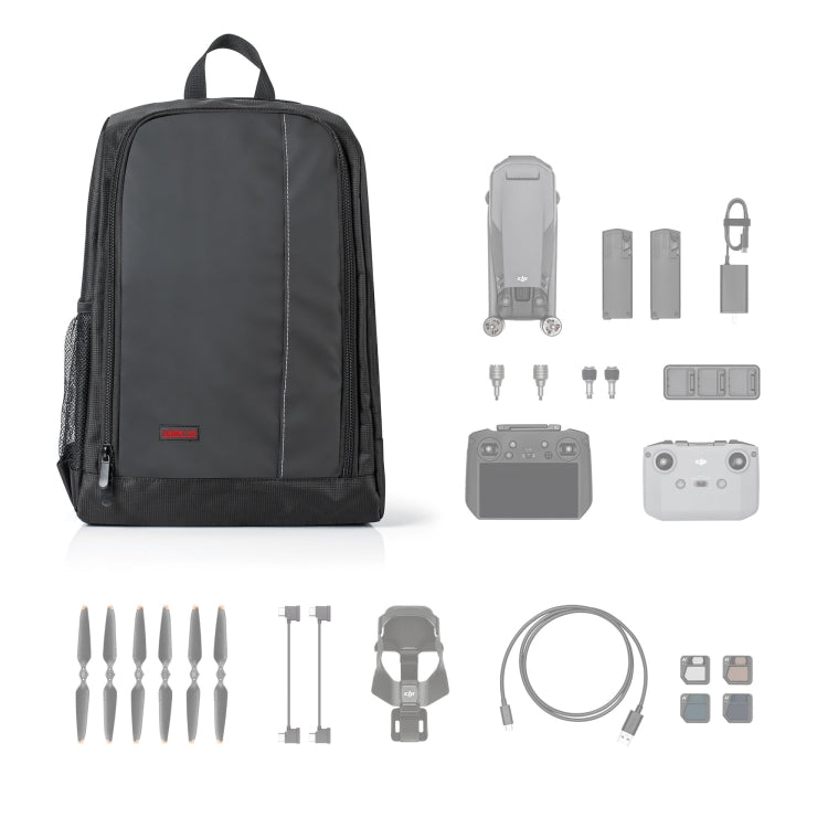 Shoulders Decompression Backpack for DJI Mavic 3 / DSLR Cameras(Black) - HoMEdemic™ 