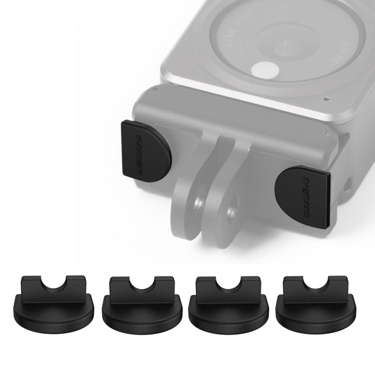 Sunnylife DC339 4 PCS Silicone Anti-release Plug for DJI Action 2 (Black) - HoMEdemic™ 