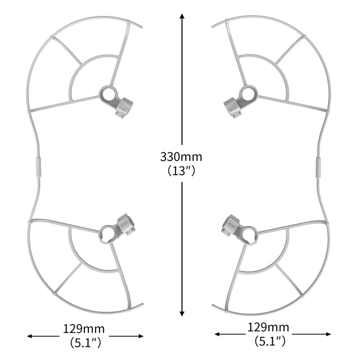 STARTRC Drone Propeller Protective Guard Anti-collision Ring for DJI Mini 3 Pro (Grey) - HoMEdemic™ 