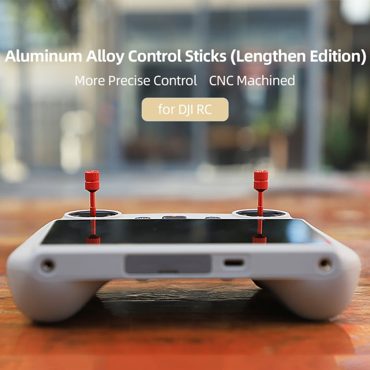 Sunnylife Remote Control Extension Joystick for DJI Mini 3 Pro RC (Red) - HoMEdemic™ 
