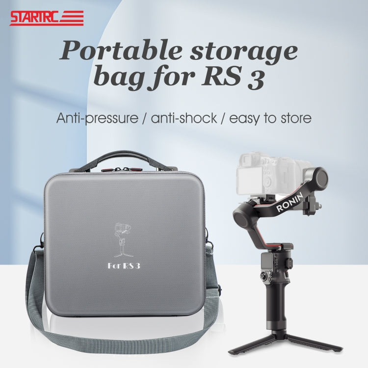 STARTRC Waterproof Shoulder Storage Bag Handbag for DJI RS 3 (Grey) - HoMEdemic™ 
