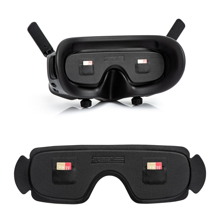 For DJI Goggles 2 / Avata Goggles STARTRC PU Dustproof Memory Card Storage Holder Lens Cover Antenna Storage Cover(Black) - HoMEdemic™ 