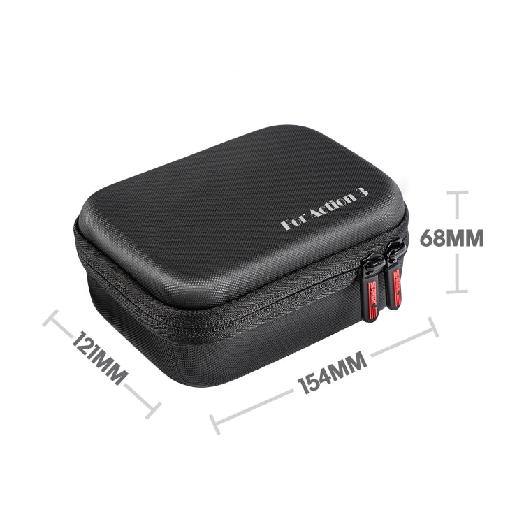 For DJI Osmo Action 3 STARTRC Camera Carry Case with Carabiner & Strap (Black) - HoMEdemic™ 