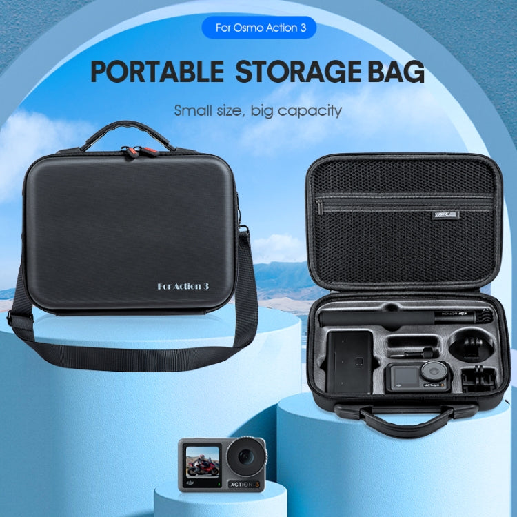 For DJI Osmo Action 3 STARTRC Camera and  Accessories Storage Case Bag(Black) - HoMEdemic™ 