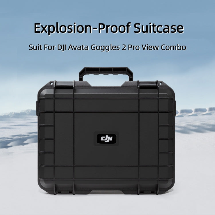 For DJI Avata / Goggles 2 Pro DJI Hard Shell Storage Box Case Suitcase(Black) - HoMEdemic™ 