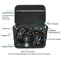 For DJI Avata Shockproof Large Carrying Hard Case Shoulder Storage Bag, Size: 39 x 28 x 15cm - HoMEdemic™ 