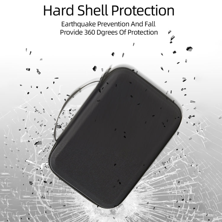 For DJI Osmo Action 3 Carrying Storage Case Bag,Size: 21.5 x 29.5 x 10cm(Black) - HoMEdemic™ 