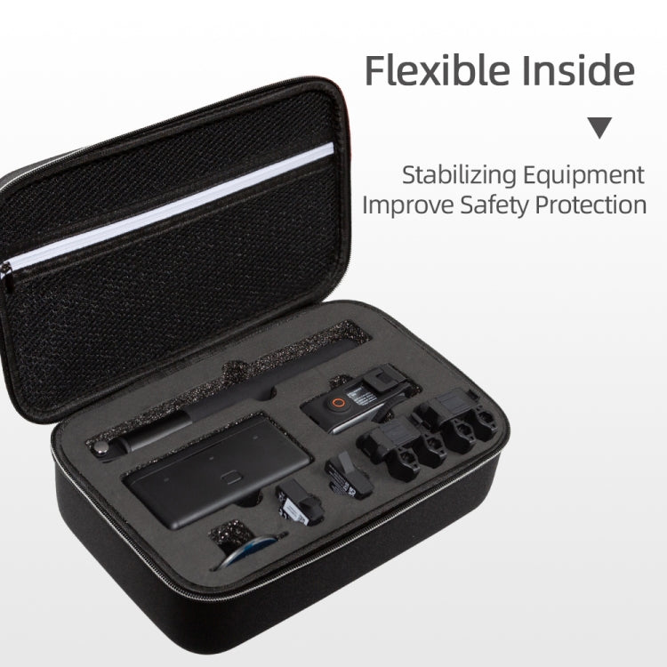 For DJI Osmo Action 3 Carrying Storage Case Bag,Size: 21.5 x 29.5 x 10cm(Black) - HoMEdemic™ 