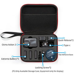For DJI Osmo Action 3 Carrying Storage Case Bag,Size: 21x 16 x 6cm, For DJI Osmo Action 3 - HoMEdemic™ 