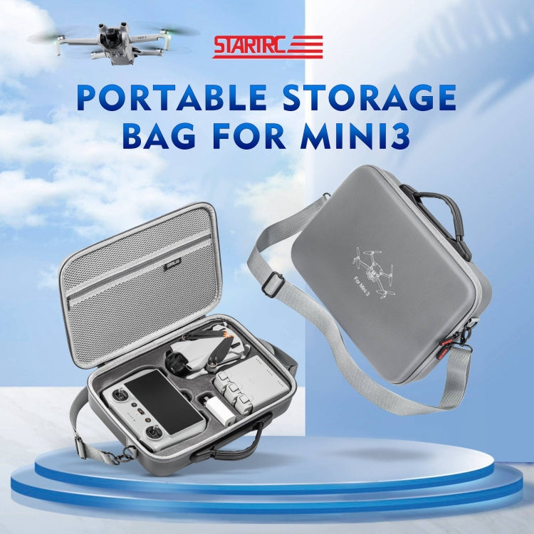 For DJI Mini 3 / RC with Screen STARTRC Shoulder Storage Bag Handbag (Grey) - HoMEdemic™ 