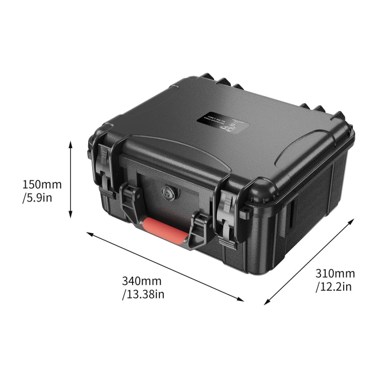 For DJI RS 3 Mini STARTRC ABS Waterproof Shockproof Suitcase Portable Storage Box (Black) - HoMEdemic™ 