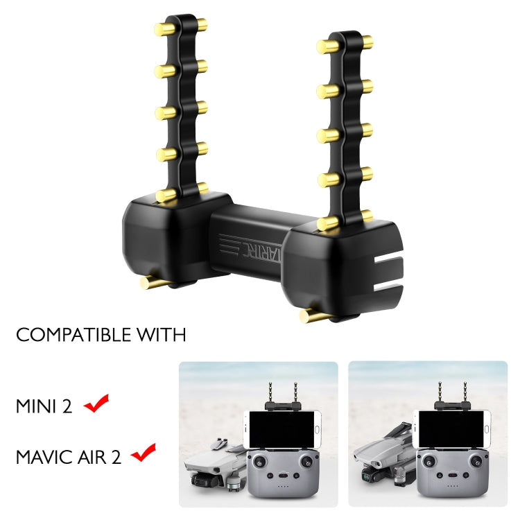 STARTRC 5.8GHz Anti-interference Copper Yagi-Uda Antenna Signal Enhancer for DJI Mavic Air 2 / Mini 2 (Black) - HoMEdemic™ 