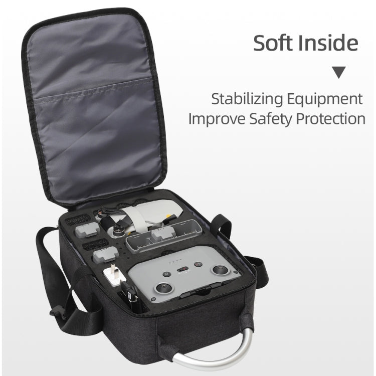 For DJI Mini 2 SE Shockproof Single Shoulder Storage Carrying Case Box Bag, Size: 30 x 22 x 8.5cm (Black) - HoMEdemic™ 
