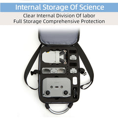 For DJI Mini 2 SE Shockproof Single Shoulder Storage Carrying Case Box Bag, Size: 30 x 22 x 8.5cm, Black - HoMEdemic™ 