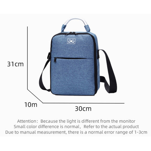 For DJI Mini 2 SE Shockproof Single Shoulder Storage Carrying Case Box Bag, Size: 30 x 22 x 10cm, Blue - HoMEdemic™ 
