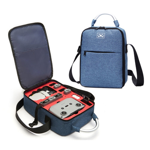For DJI Mini 2 SE Shockproof Single Shoulder Storage Carrying Case Box Bag, Size: 30 x 22 x 10cm, Blue - HoMEdemic™ 