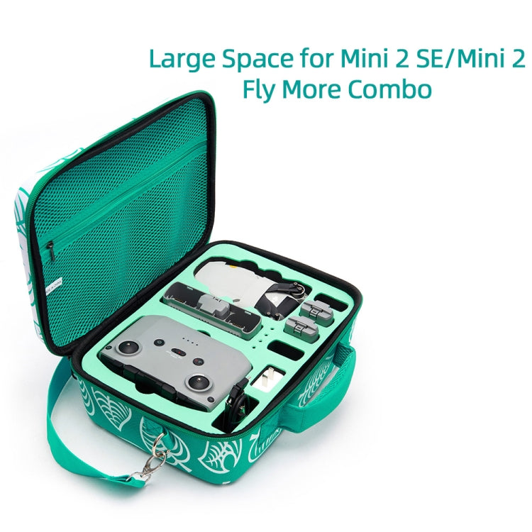 For DJI Mini 2 SE Animal Forest Theme Shoulder Bag Carrying Storage Bag, Size: 29 x 22 x 13cm (Green) - HoMEdemic™ 